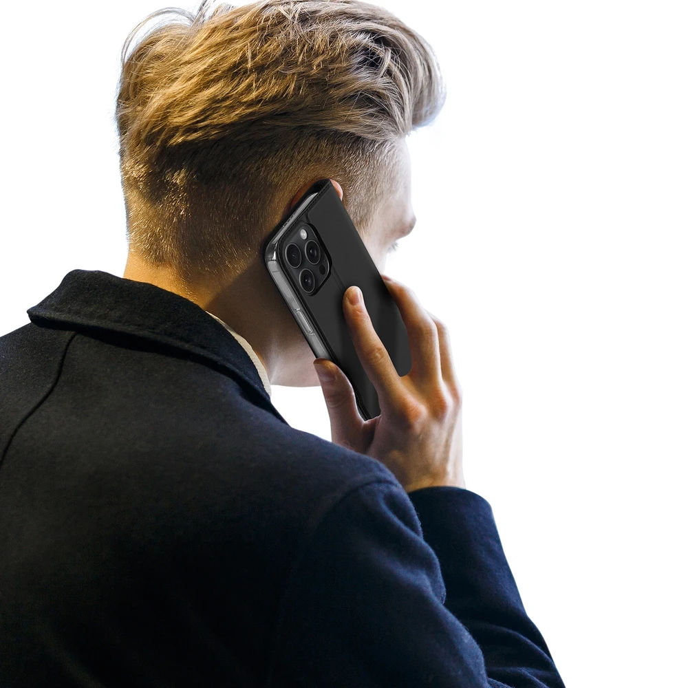 Dux Ducis Skin Pro Apple iPhone 16 Pro Max dėklas telefonui juodos spalvos