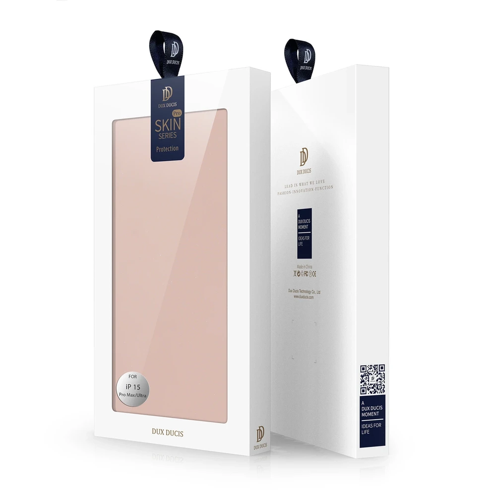 Dėklas Dux Ducis Skin Pro Apple iPhone 15 Pro Max rožinio aukso