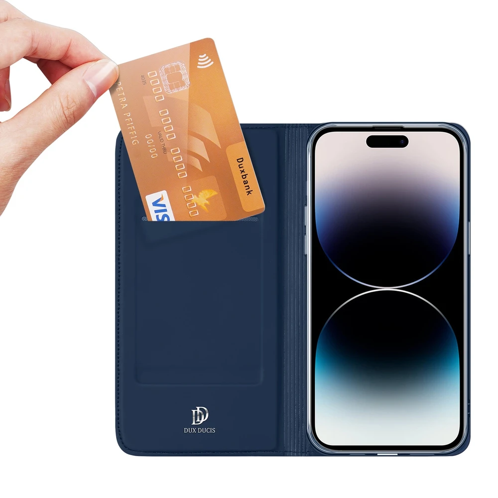 Dėklas Dux Ducis Skin Pro Apple iPhone 15 Pro Max tamsiai mėlynas