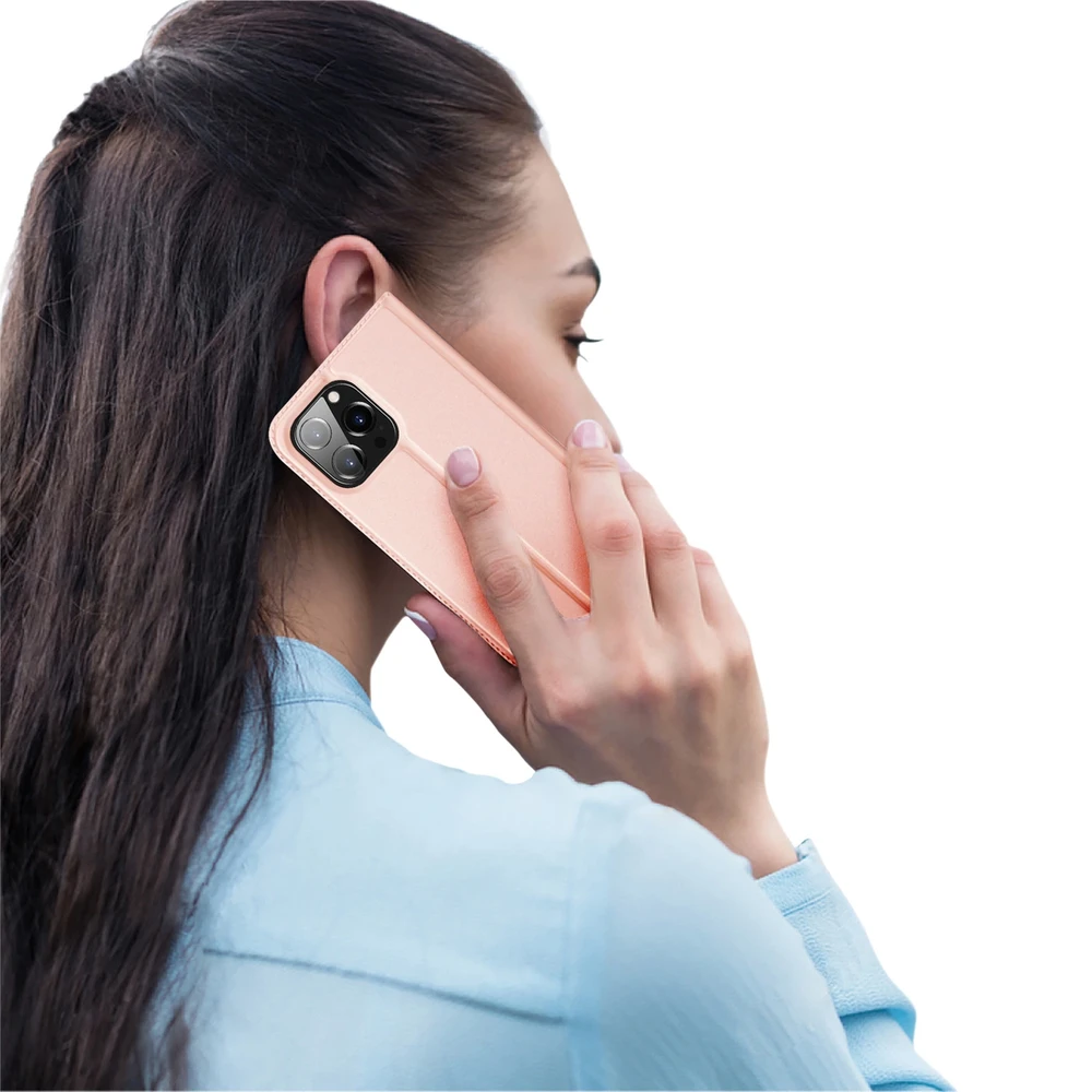 Dėklas Dux Ducis Skin Pro Apple iPhone 15 Pro Max rožinio aukso