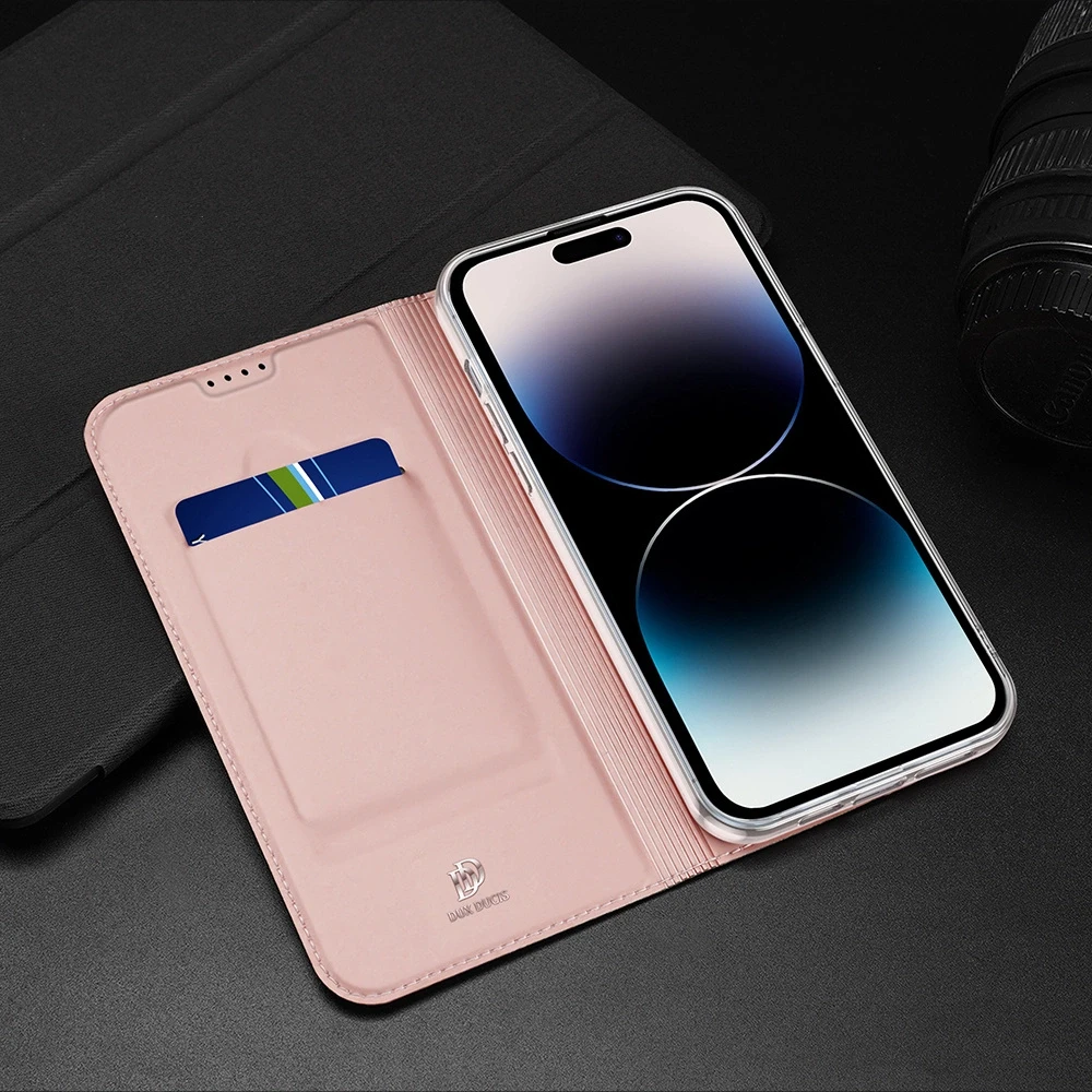 Dėklas Dux Ducis Skin Pro Apple iPhone 15 Pro tamsiai mėlynas
