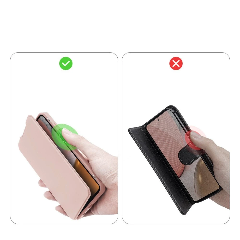 DUX DUCIS Skin X dėklas skirtas Samsung A725 A72 4G/A726 A72 5G, rožinis