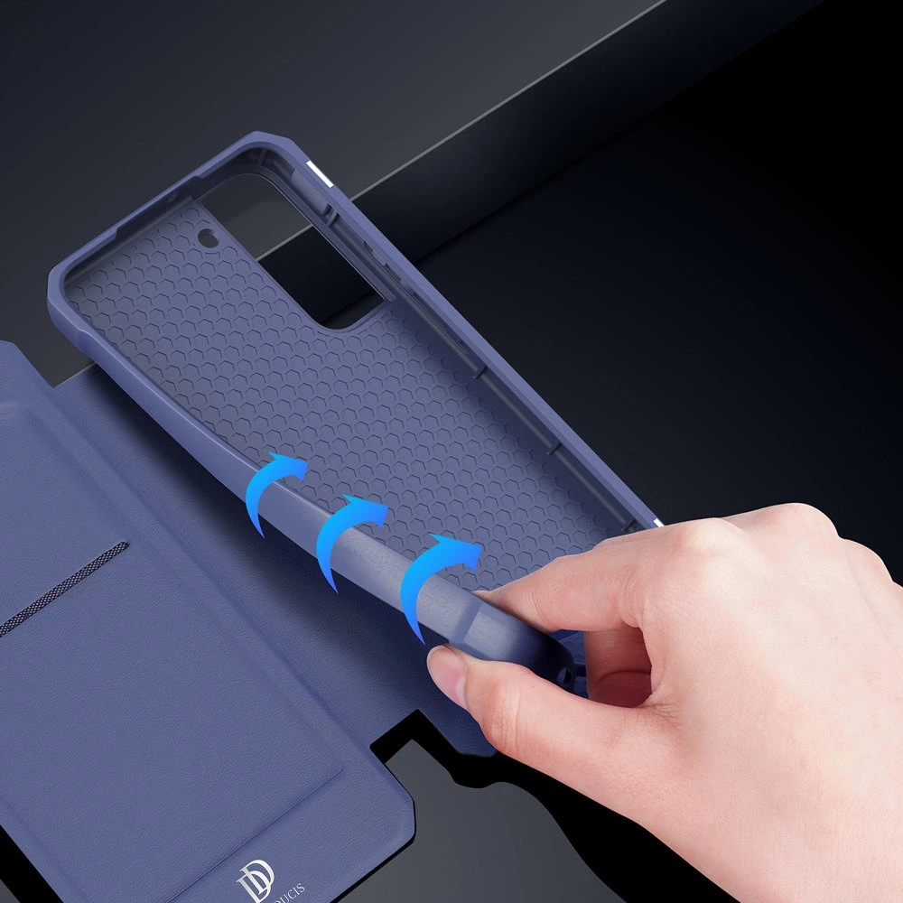 Dėklas Dux Ducis Skin X Samsung S906 S22 Plus 5G tamsiai mėlynas
