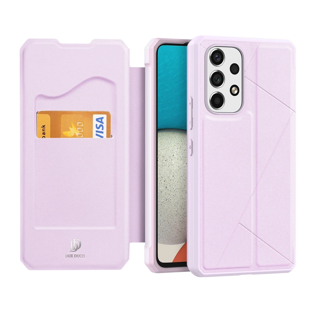 Dux Ducis Skin X Holster Samsung Galaxy A73 dėklas telefonui rožinės spalvos
