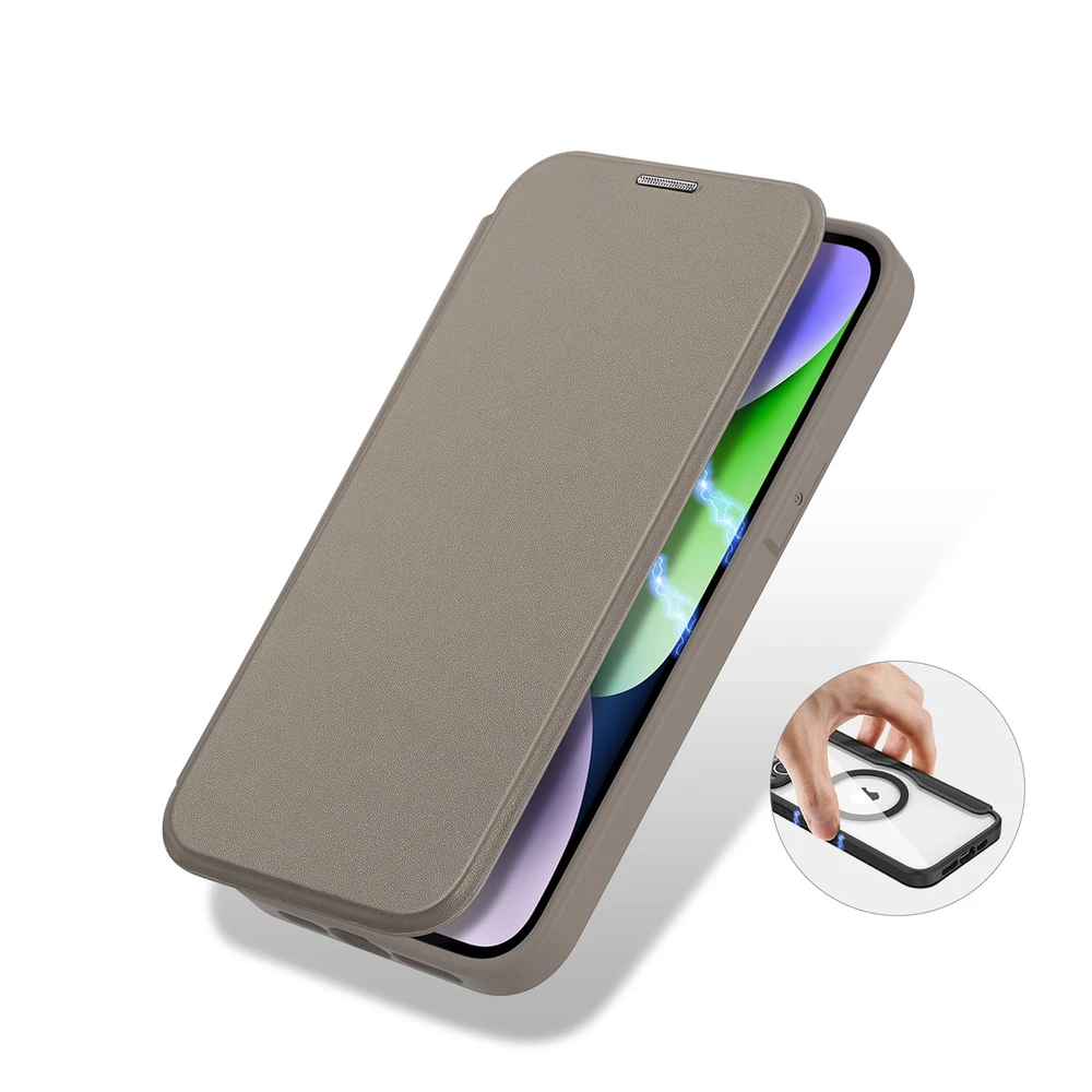 Dėklas Dux Ducis Skin X Pro Apple iPhone 14 Plus rudas