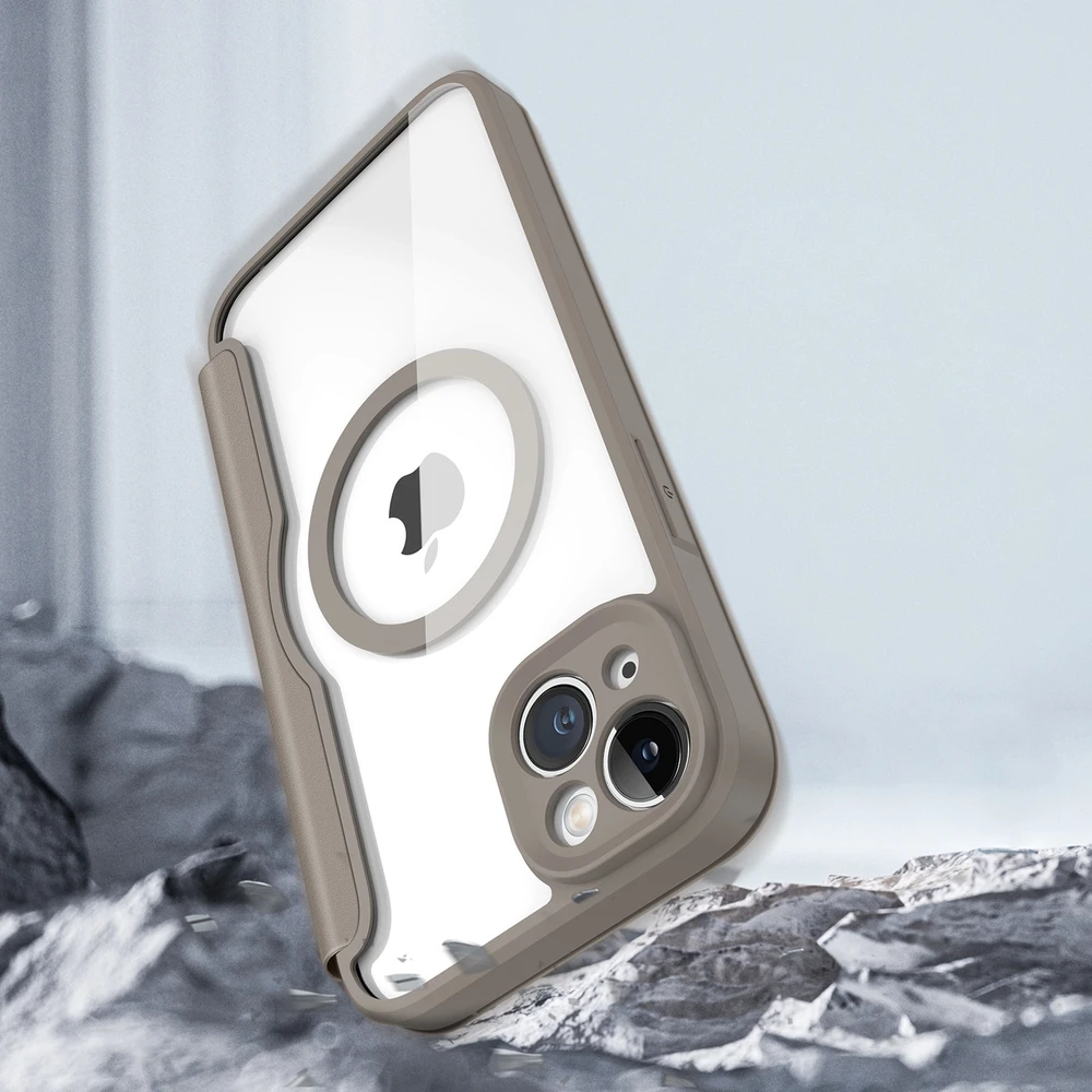 Dėklas Dux Ducis Skin X Pro Apple iPhone 14 Plus rudas