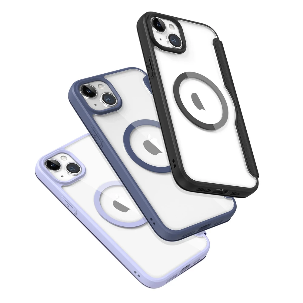 Dėklas Dux Ducis Skin X Pro Apple iPhone 15 Plus juodas