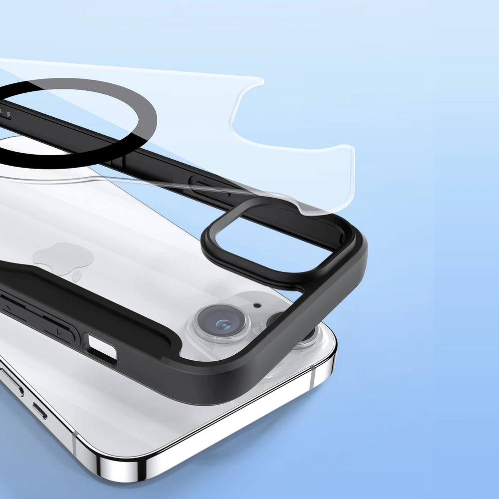 Dėklas Dux Ducis Skin X Pro Apple iPhone 15 Plus juodas