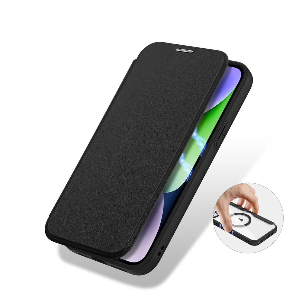 Dėklas Dux Ducis Skin X Pro Apple iPhone 15 Plus juodas