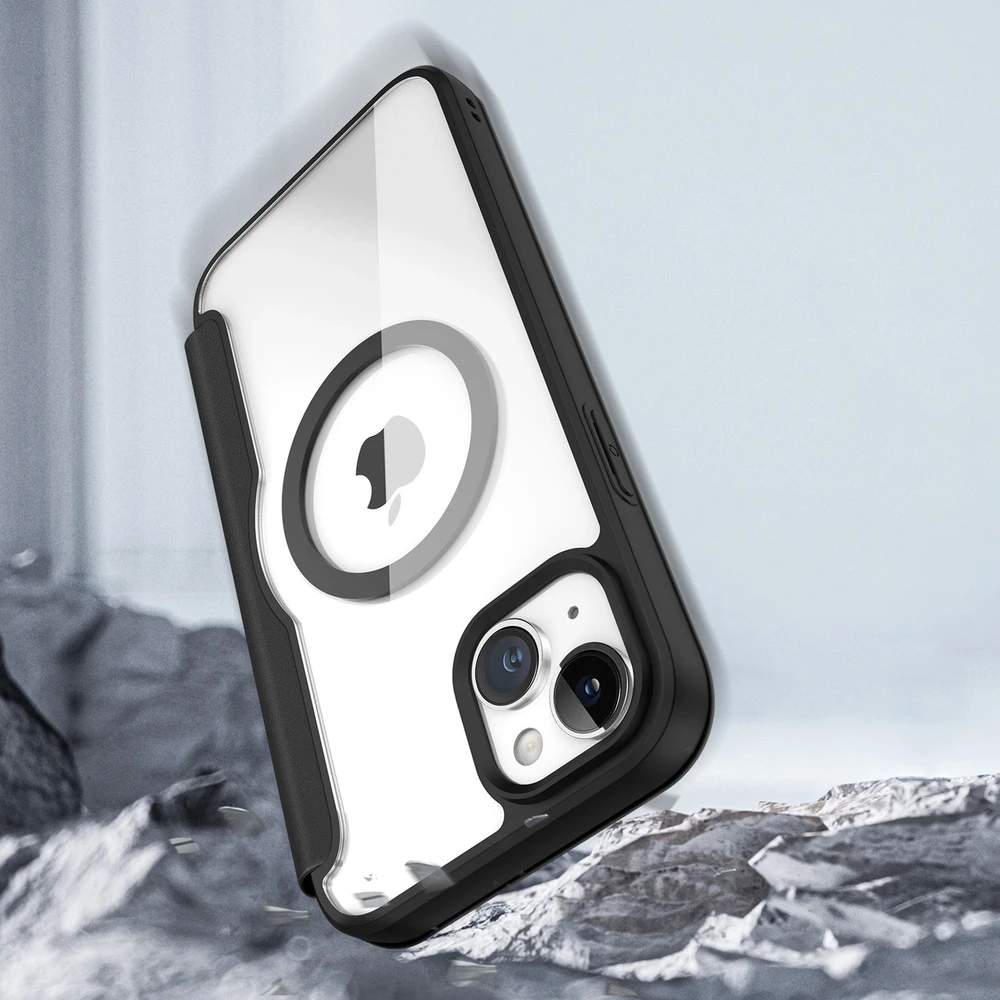 Dėklas Dux Ducis Skin X Pro Apple iPhone 15 Plus juodas