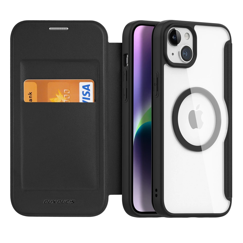 Dėklas Dux Ducis Skin X Pro Apple iPhone 15 Plus juodas