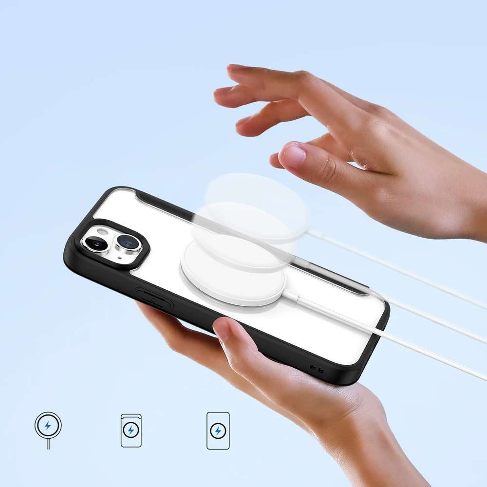 Dėklas Dux Ducis Skin X Pro Apple iPhone 15 Plus juodas