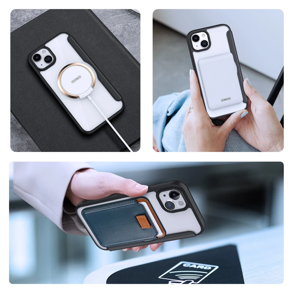 Dėklas Dux Ducis Skin X Pro Apple iPhone 15 Plus juodas