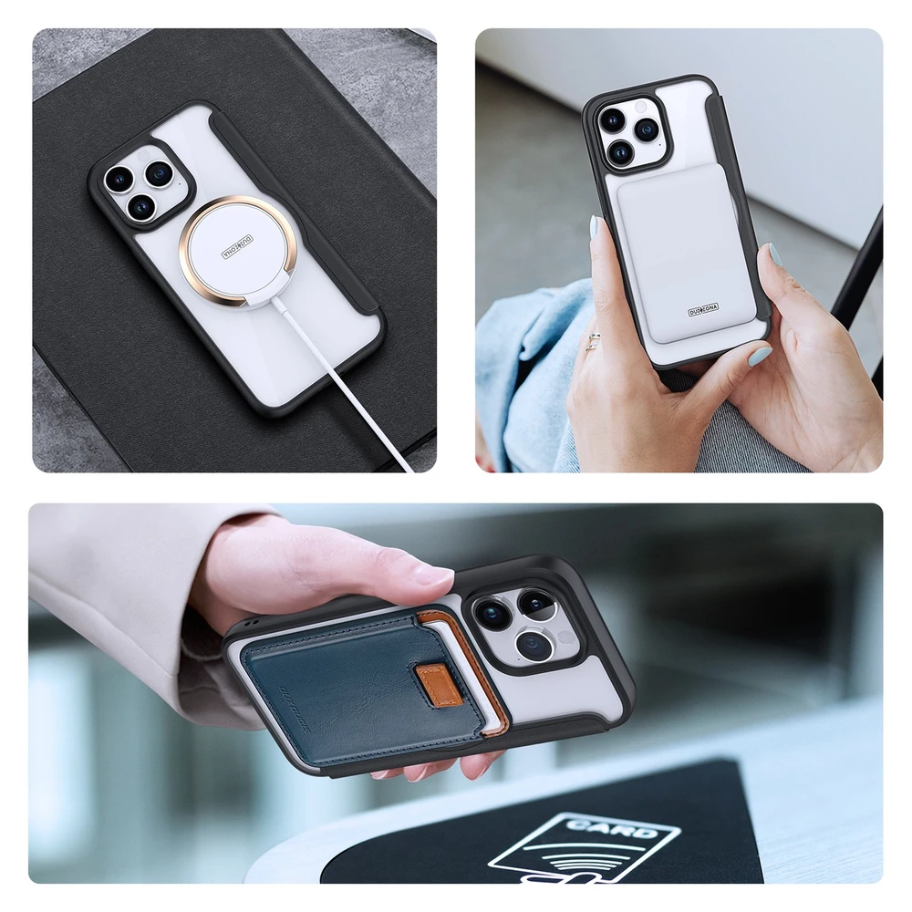 Dėklas Dux Ducis Skin X Pro Apple iPhone 15 Pro Max juodas