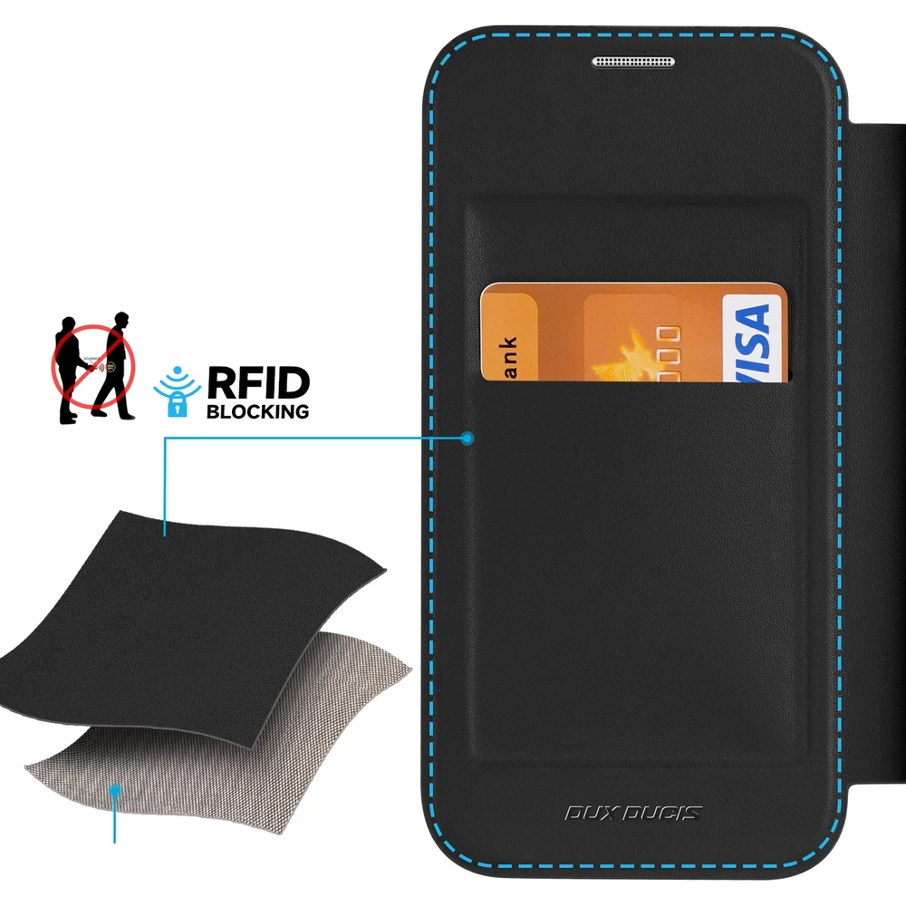 Dėklas Dux Ducis Skin X Pro Apple iPhone 15 Pro Max juodas