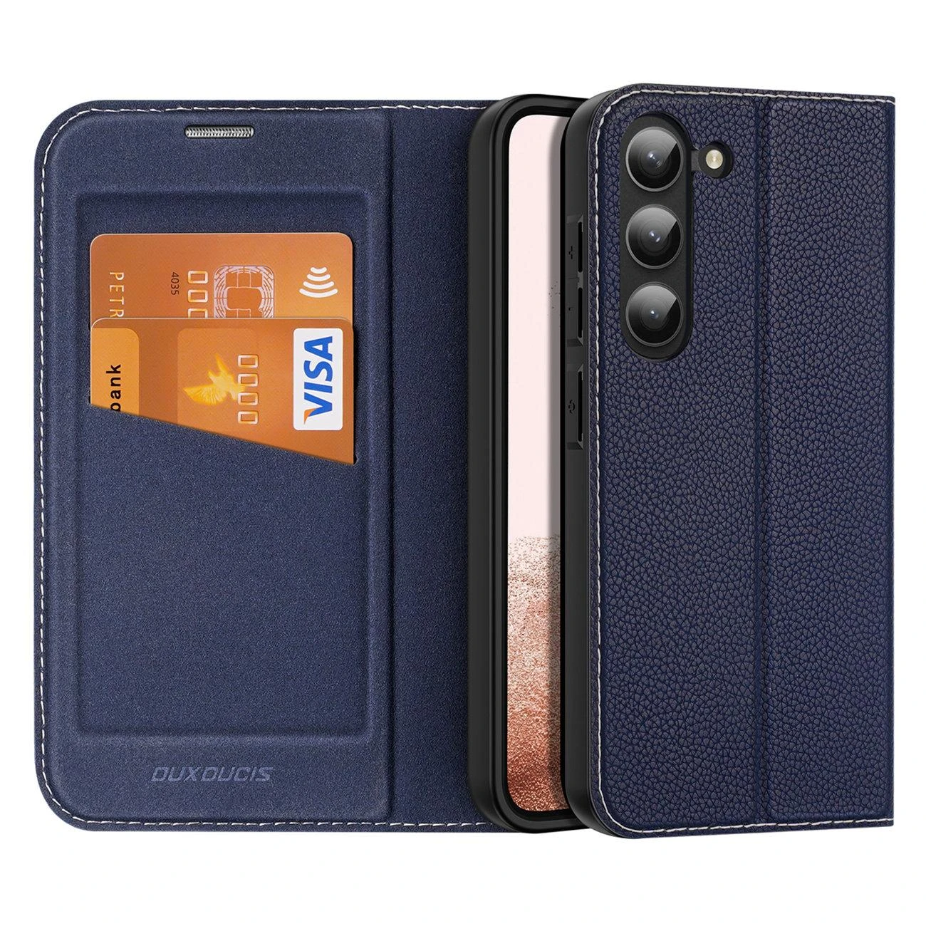 Dux Ducis Skin X2 dėklas skirtas Samsung Galaxy S23+, mėlynas