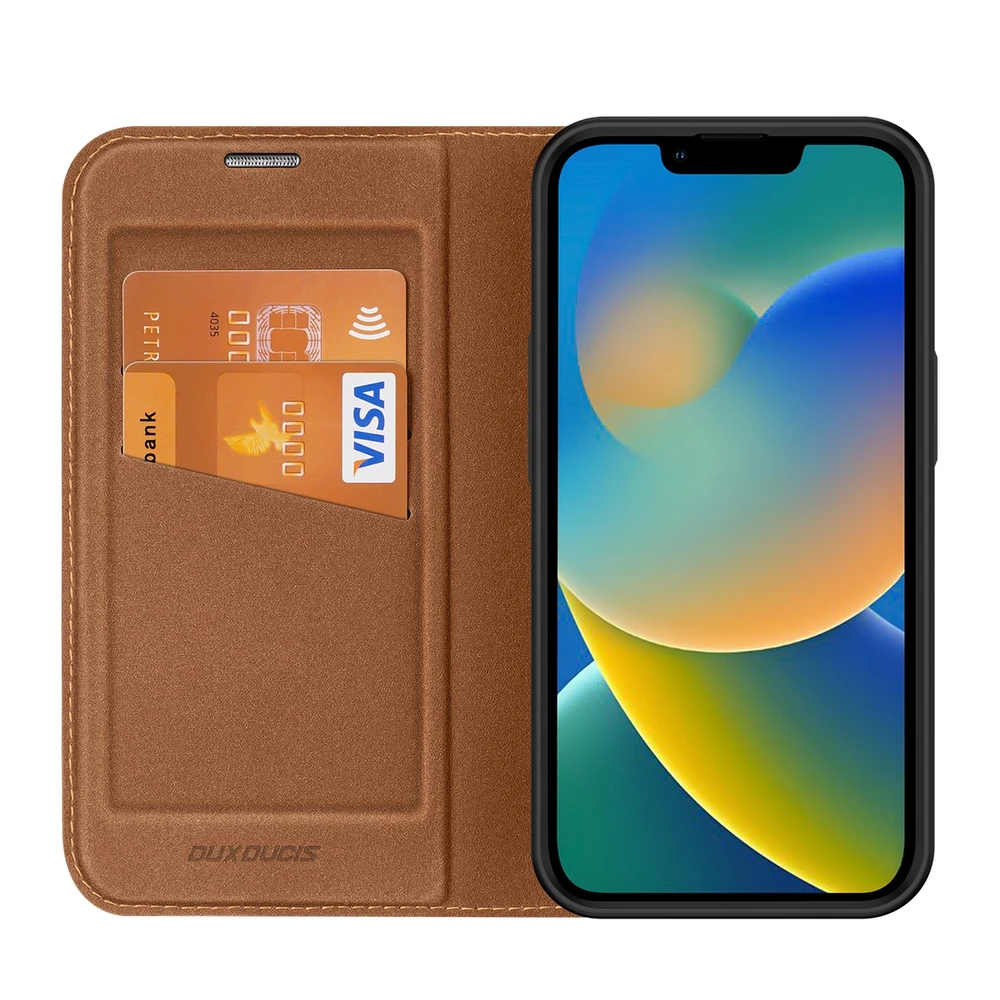 Dux Ducis Skin X2 dėklas skirtas Apple iPhone 14 Plus, rudas