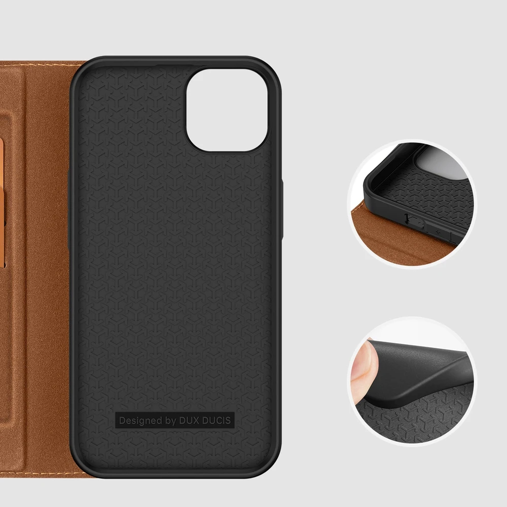 Dux Ducis Skin X2 dėklas skirtas Apple iPhone 14 Plus, rudas