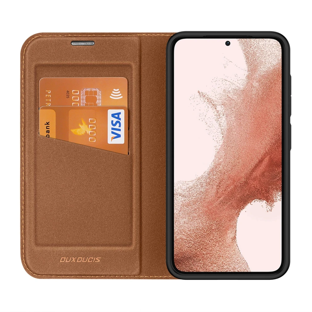 Dux Ducis Skin X2 dėklas skirtas Samsung Galaxy S23+, rudas