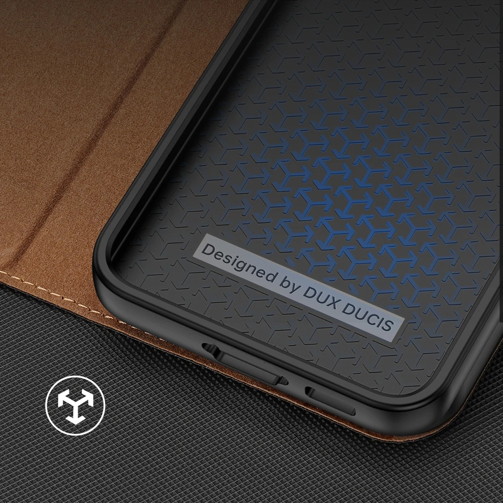 Dux Ducis Skin X2 dėklas skirtas Samsung Galaxy S23+, rudas