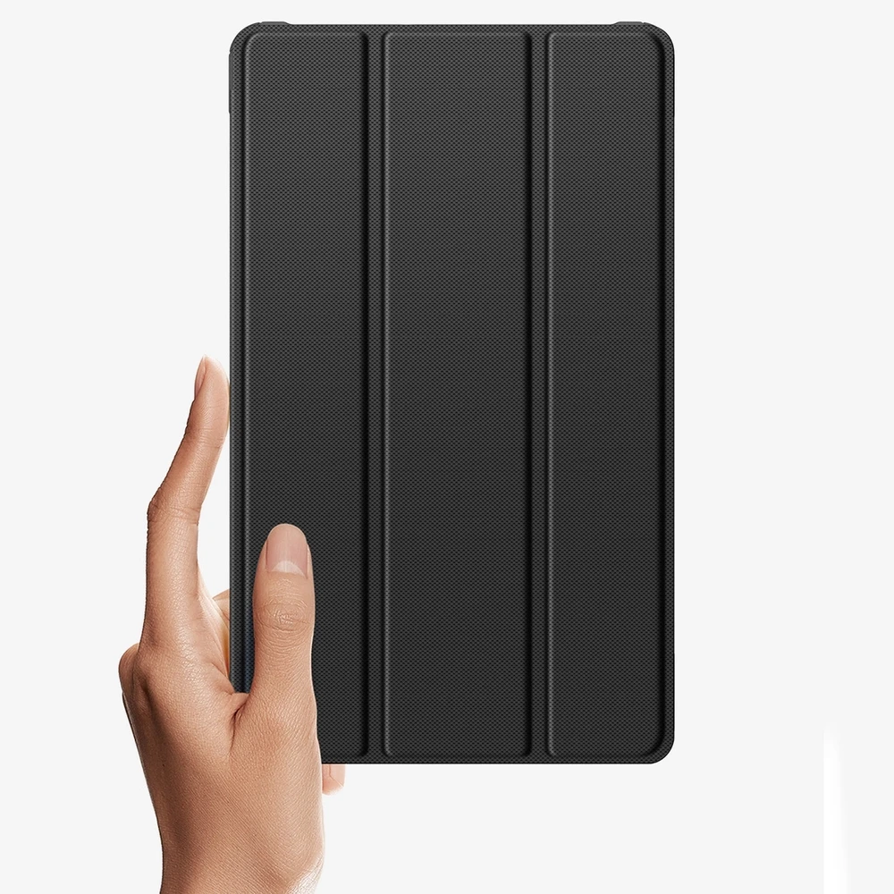 Dux Ducis Toby Armored Flip Smart dėklas planšetiniam kompiuteriui Realme Pad Mini juodos spalvos
