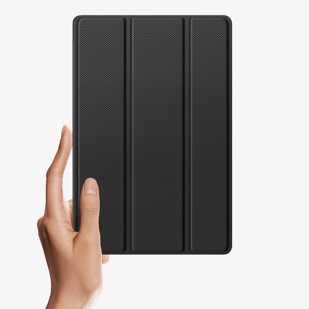 Dux Ducis Toby Armored Flip Smart Oppo Pad with Stylus Holder dėklas planšetiniam kompiuteriui juodos spalvos