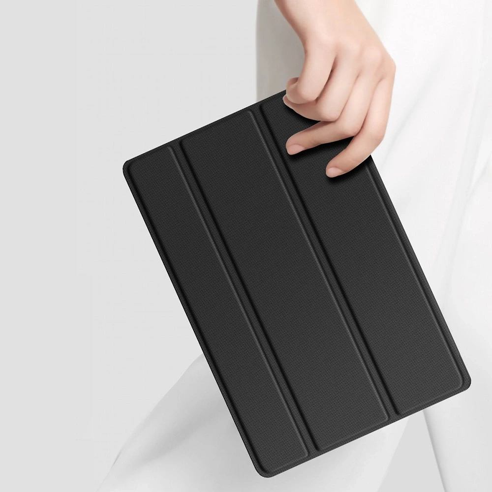 Dux Ducis Toby Armored Flip Smart Oppo Pad with Stylus Holder dėklas planšetiniam kompiuteriui juodos spalvos