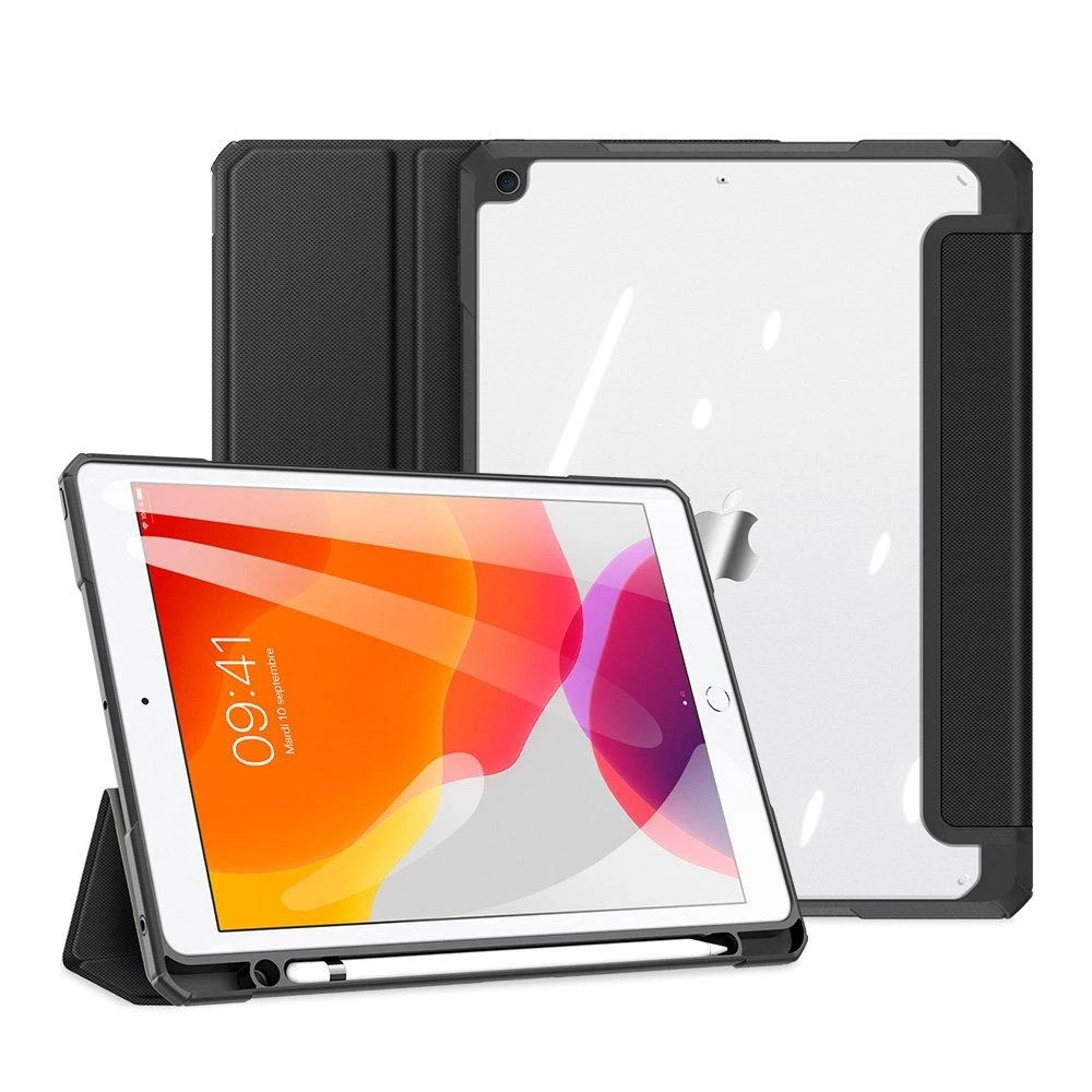 Dėklas Dux Ducis Toby Apple iPad 10.2 2021/iPad 10.2 2020/iPad 10.2 2019 juodas