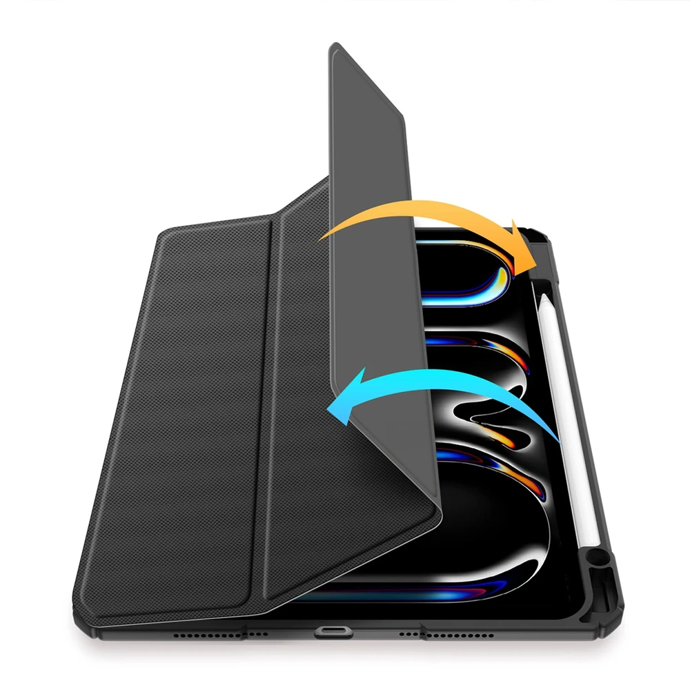 Dėklas Dux Ducis Toby Apple iPad Pro 11 2024/2025 juodas