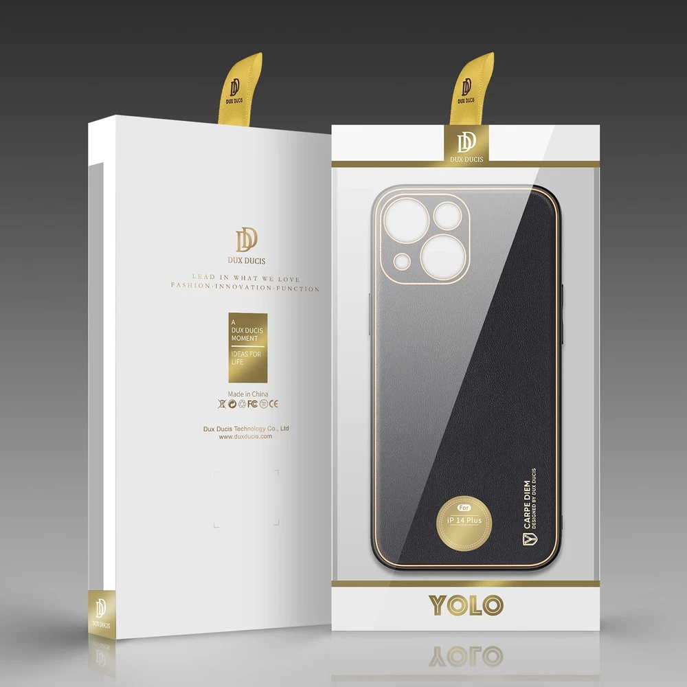 Dux Ducis Yolo dėklas skirtas Apple iPhone 14 Plus, juodas
