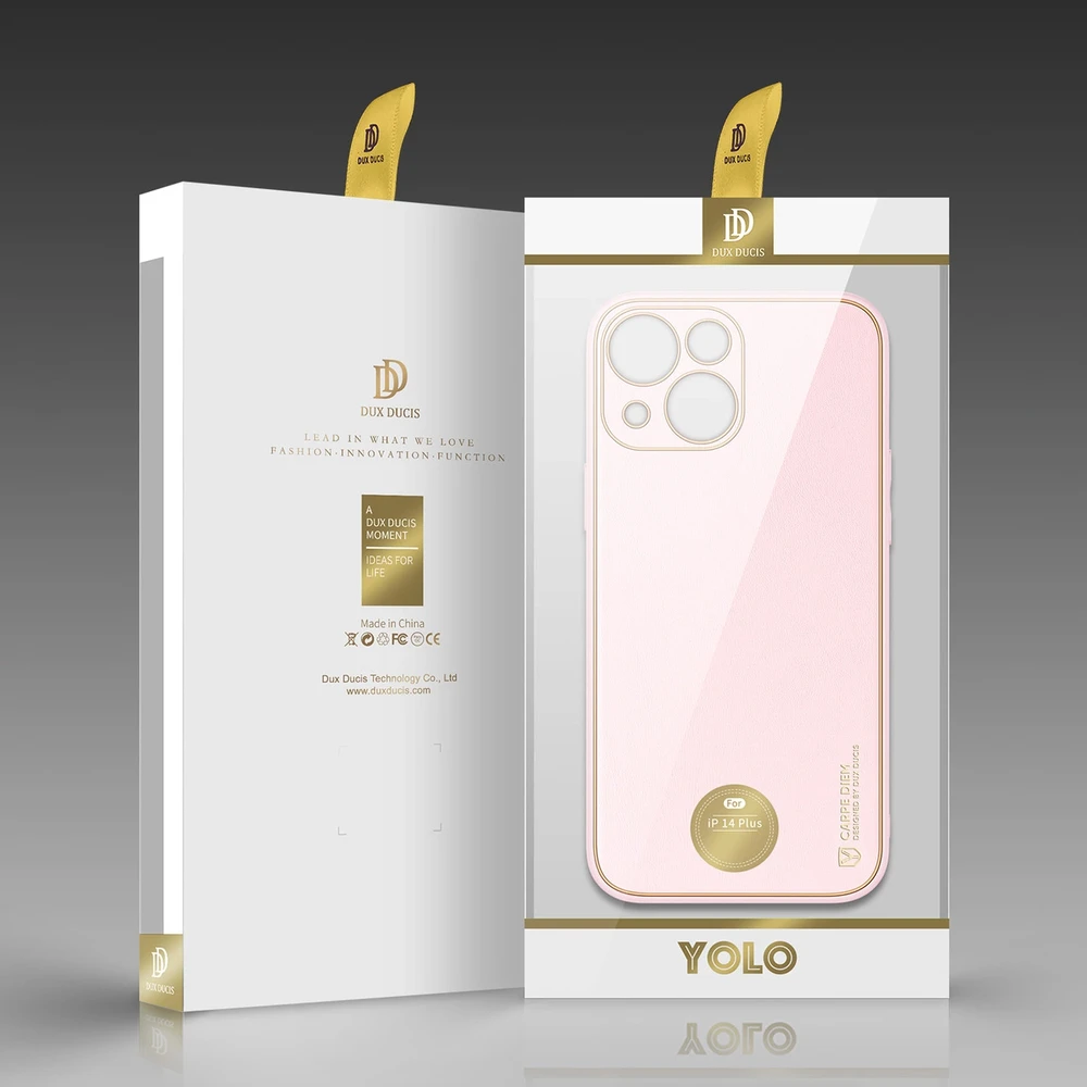 Dux Ducis Yolo Apple Apple iPhone 14 Plus dėklas telefonui rožinės spalvos