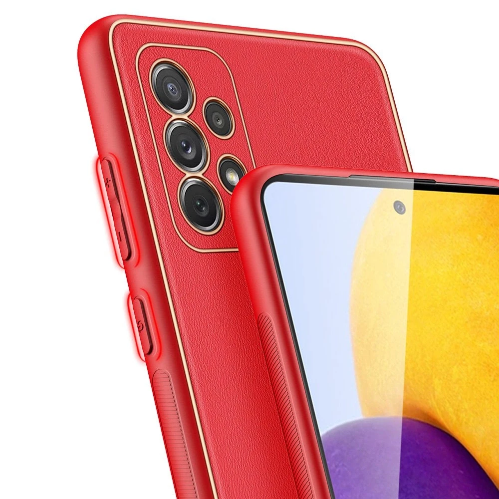Dux Ducis Yolo dėklas skirtas Samsung Galaxy A72 4G, raudonas
