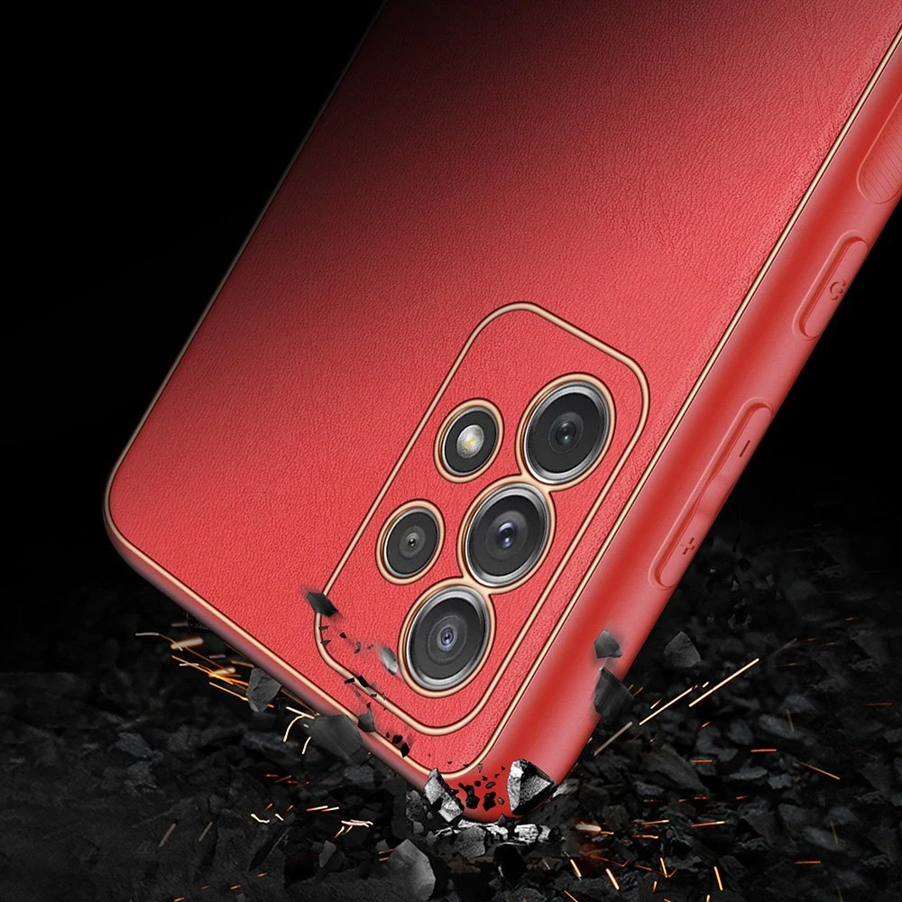 Dux Ducis Yolo dėklas skirtas Samsung Galaxy A72 4G, raudonas