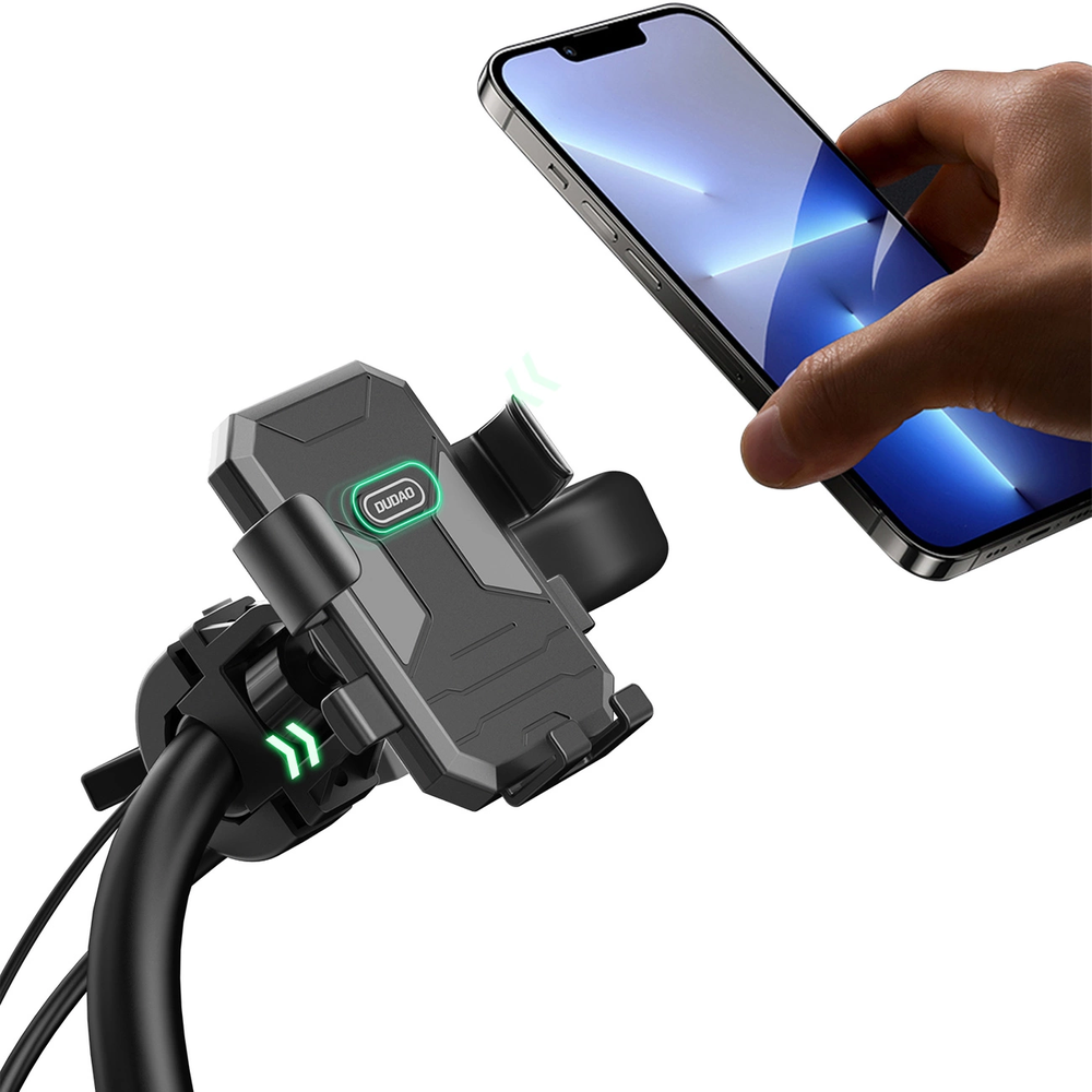 Bicycle / motorcycle phone holder Dudao F7C – juodas