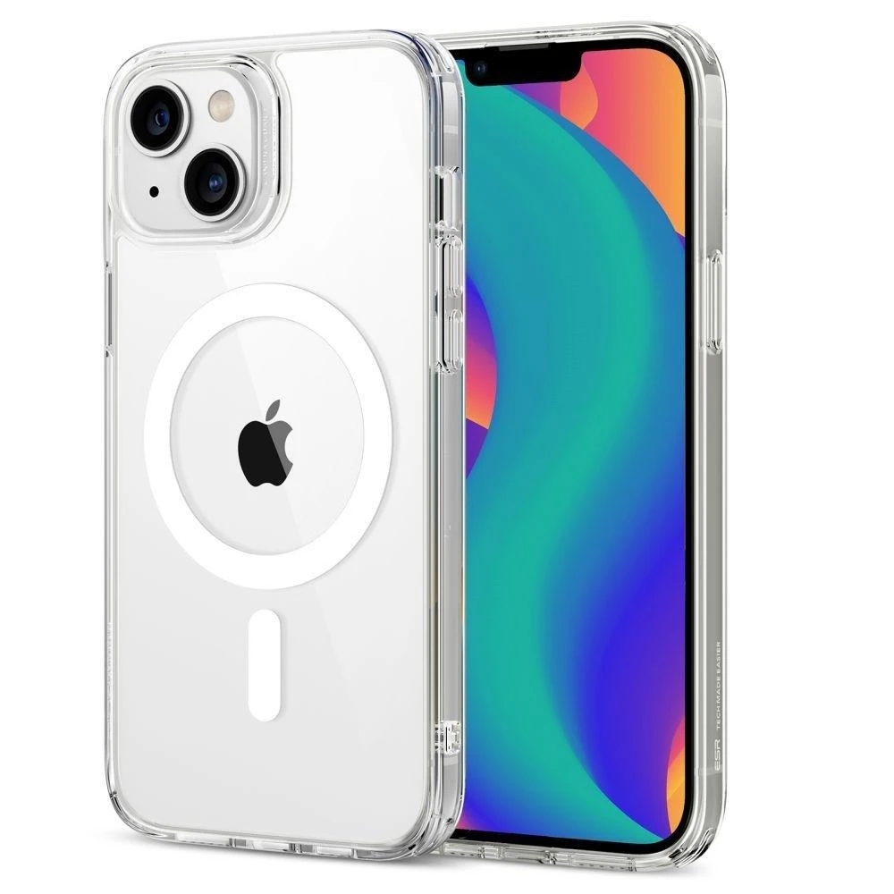 Dėklas ESR Classic Hybrid, skirtas iPhone 14 Plus, Magsafe (skaidrus)