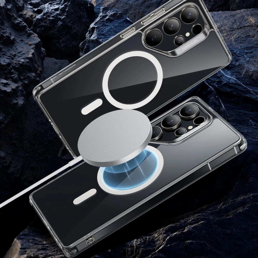 Dėklas ESR Classic Hybrid HaloLock Magsafe do Galaxy S25 Ultra permatomos