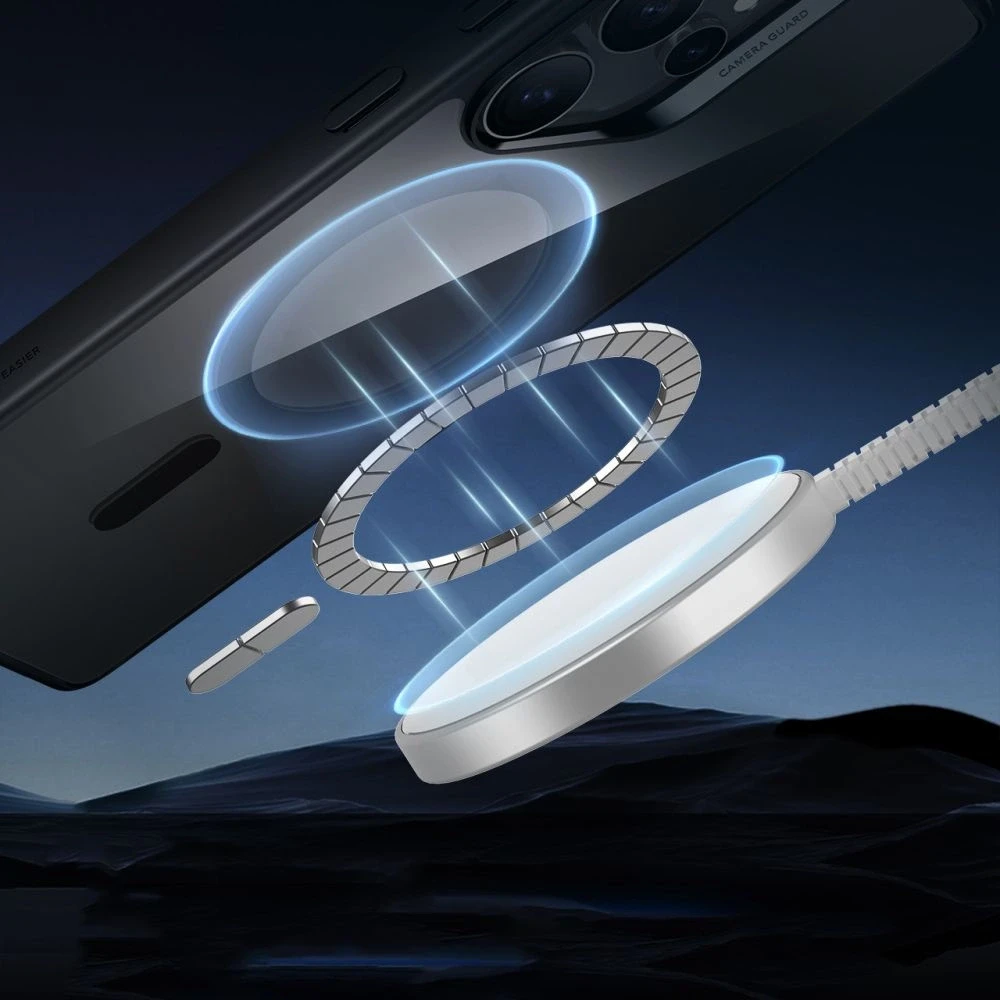 Dėklas ESR Classic Hybrid HaloLock Magsafe do Galaxy S25 Ultra permatomas juoda