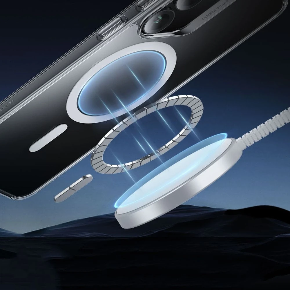 ESR Classic Hybrid Halolock MagSafe Samsung Galaxy S25 Plus – dėklas telefonui skaidrus