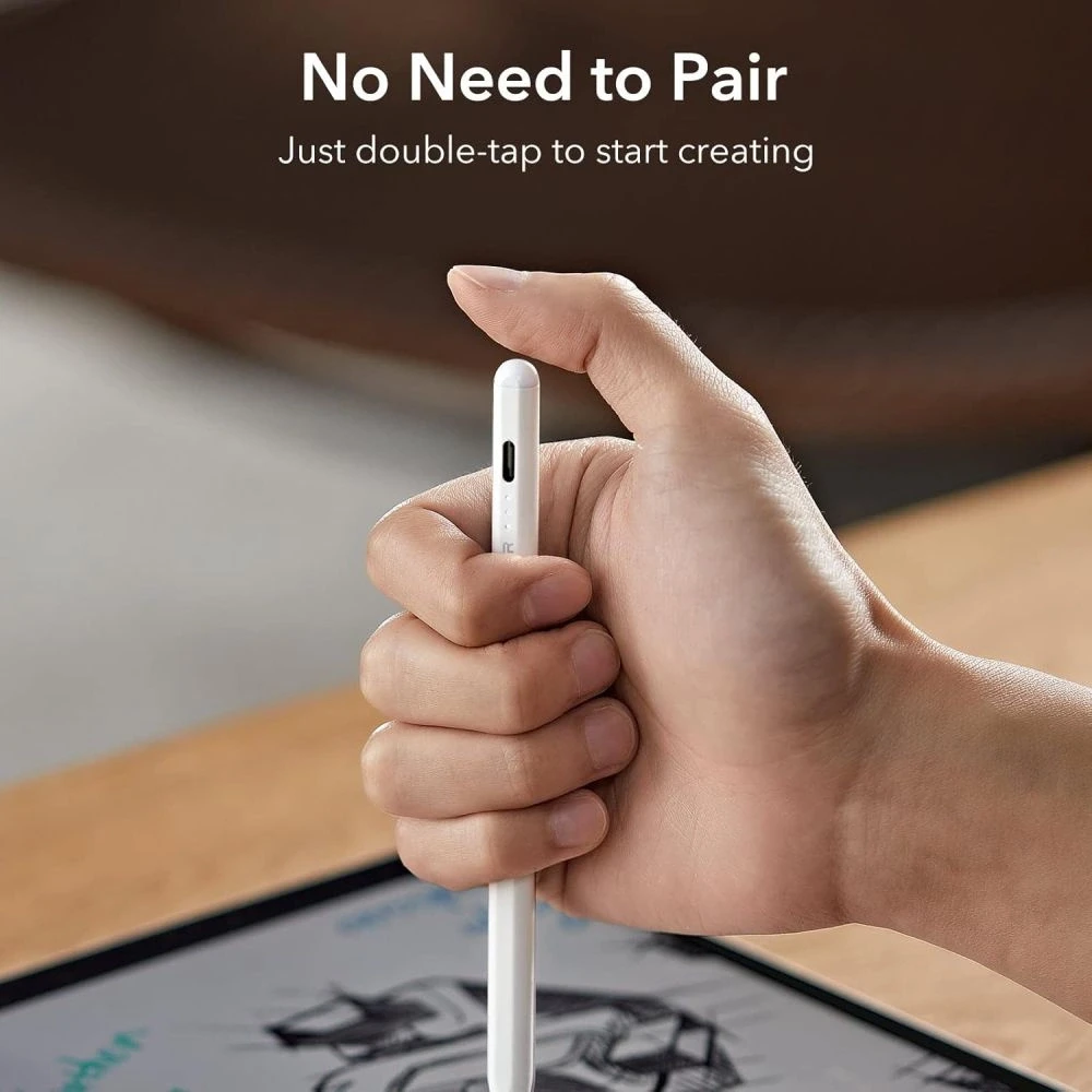 ESR DIGITAL + MAGNETIC STYLUS PEN IPAD Baltas