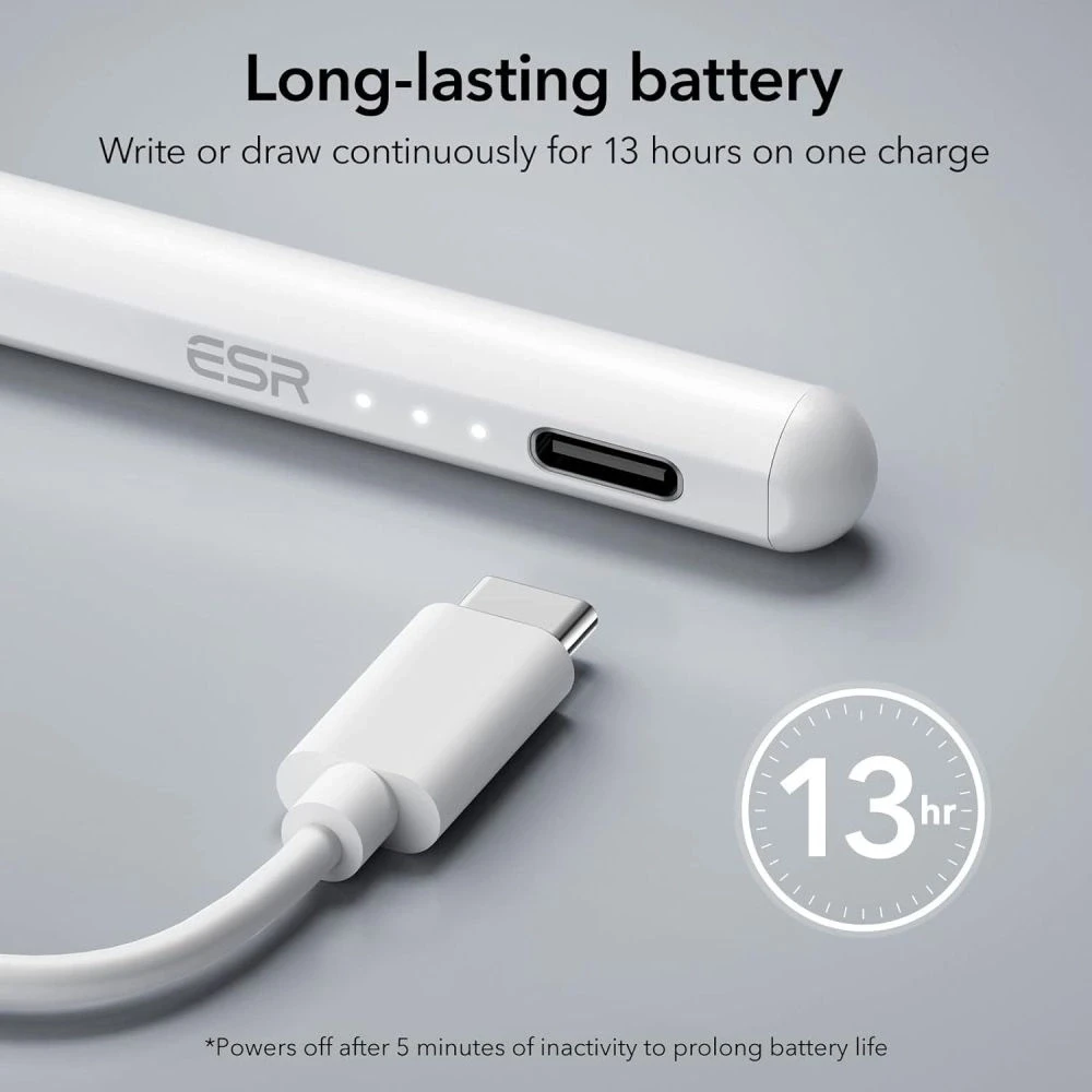 ESR DIGITAL + MAGNETIC STYLUS PEN IPAD Baltas