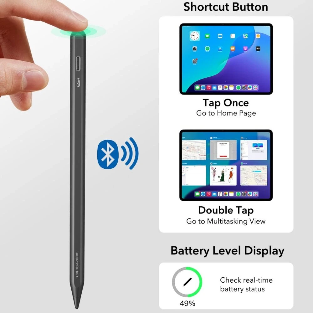ESR Geo Digital Stylus - Juodas