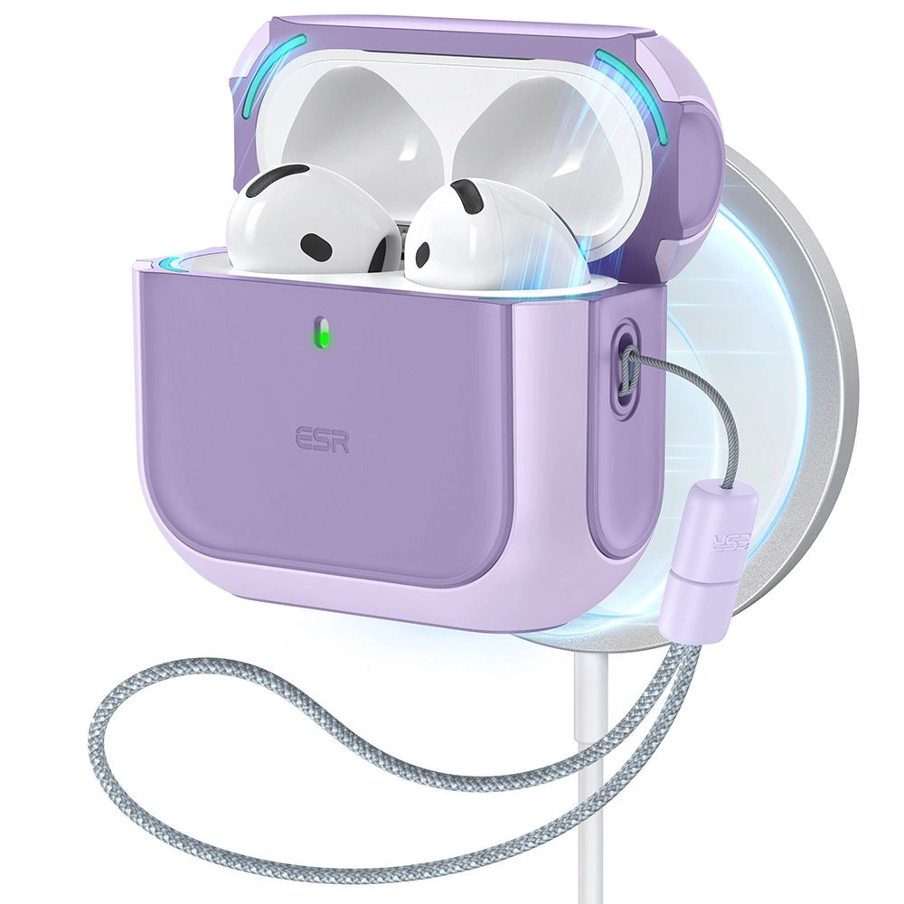 Dėklas ESR ORBIT HALOLOCK MAGSAFE Apple AirPods 4 PURPLE