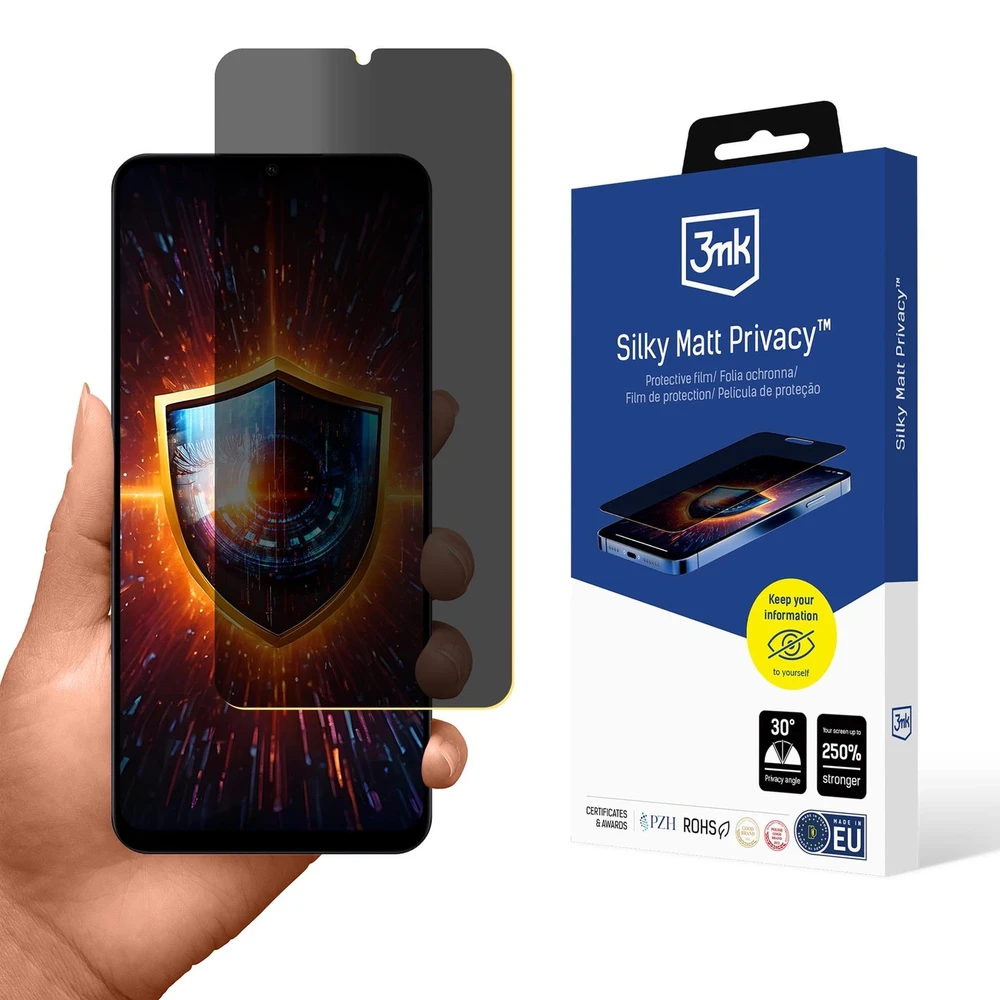 3Mk Protection POCO C65 - 3 mk šilkiniai matiniai privatumo efektai