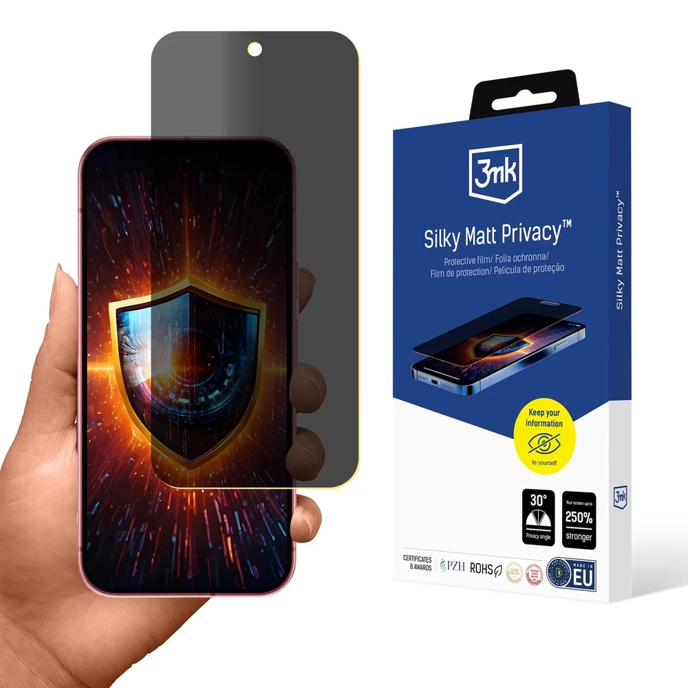 3Mk apsauga „Google Pixel 9“ – „3mk Silky Matt“ privatumas