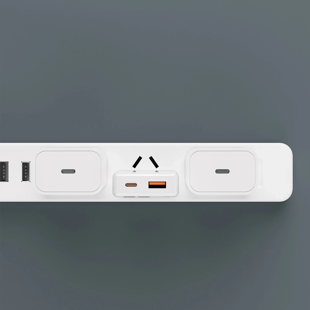 Įkroviklis Dudao (A30EU) (1xUSB-C; 1xUSB 30W) baltas