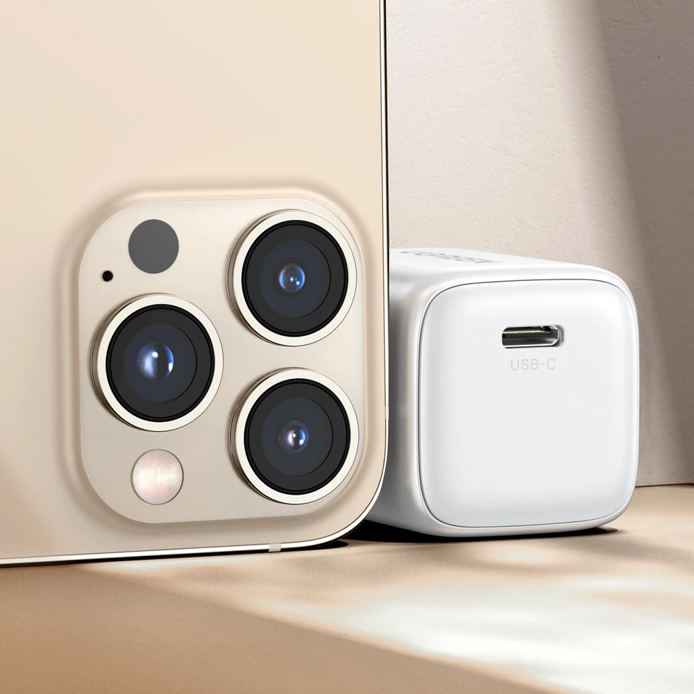 Mini greitasis įkroviklis Ugreen GaN USB C 30W, CD319 Nexode, Baltas