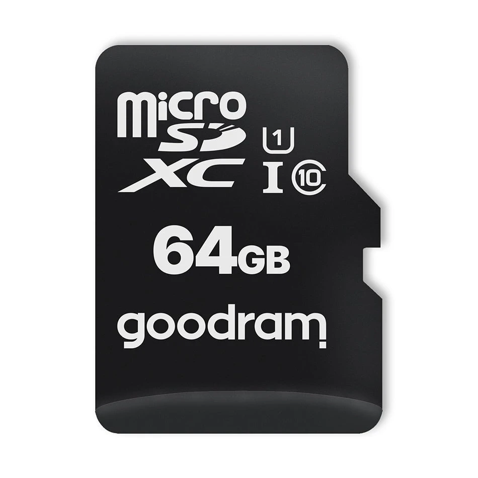 GoodRam Atminties kortelė Micro SDHC class 10 UHS I 64GB + adapteris