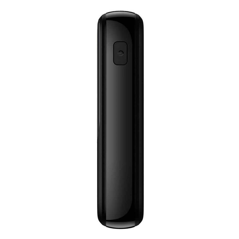 Baseus Qpow Digital Ekranas Fast Charging Power Bank 10000mAh 22.5W QC/PD/SCP/FCP with Built-in USB-C Cable Juodas - OUTLET (Atnaujinta)