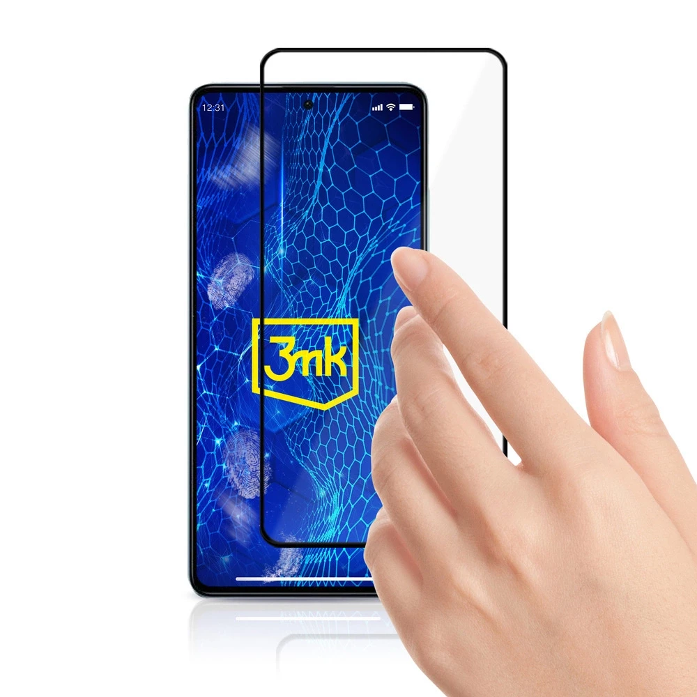 Apsauginis stiklas Xiaomi Redmi Note 12 Pro 9H iš 3mk HardGlass Lite serijos