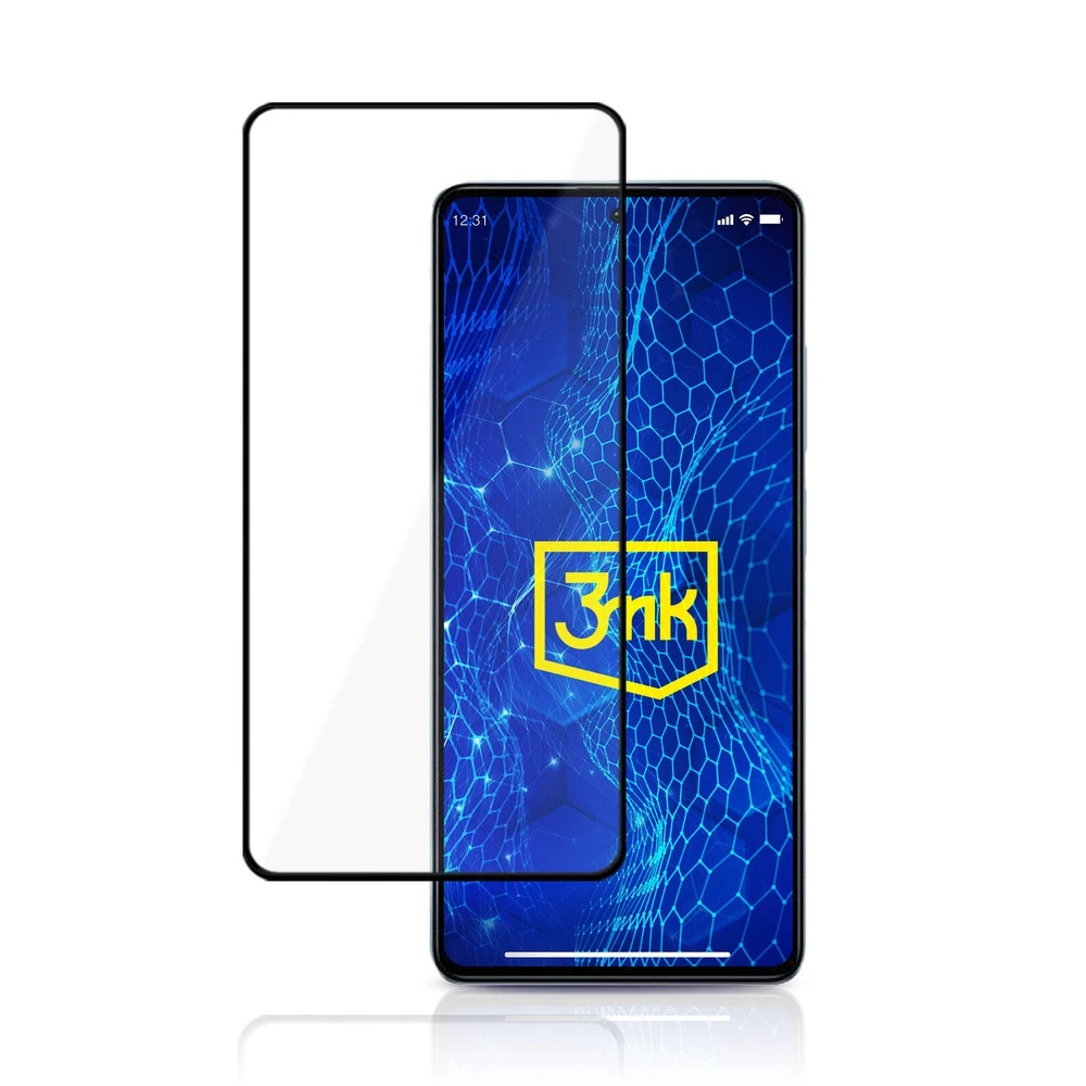 Apsauginis stiklas Xiaomi Redmi Note 12 Pro 9H iš 3mk HardGlass Lite serijos